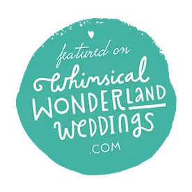 badge whimsical wonderland weddings badge