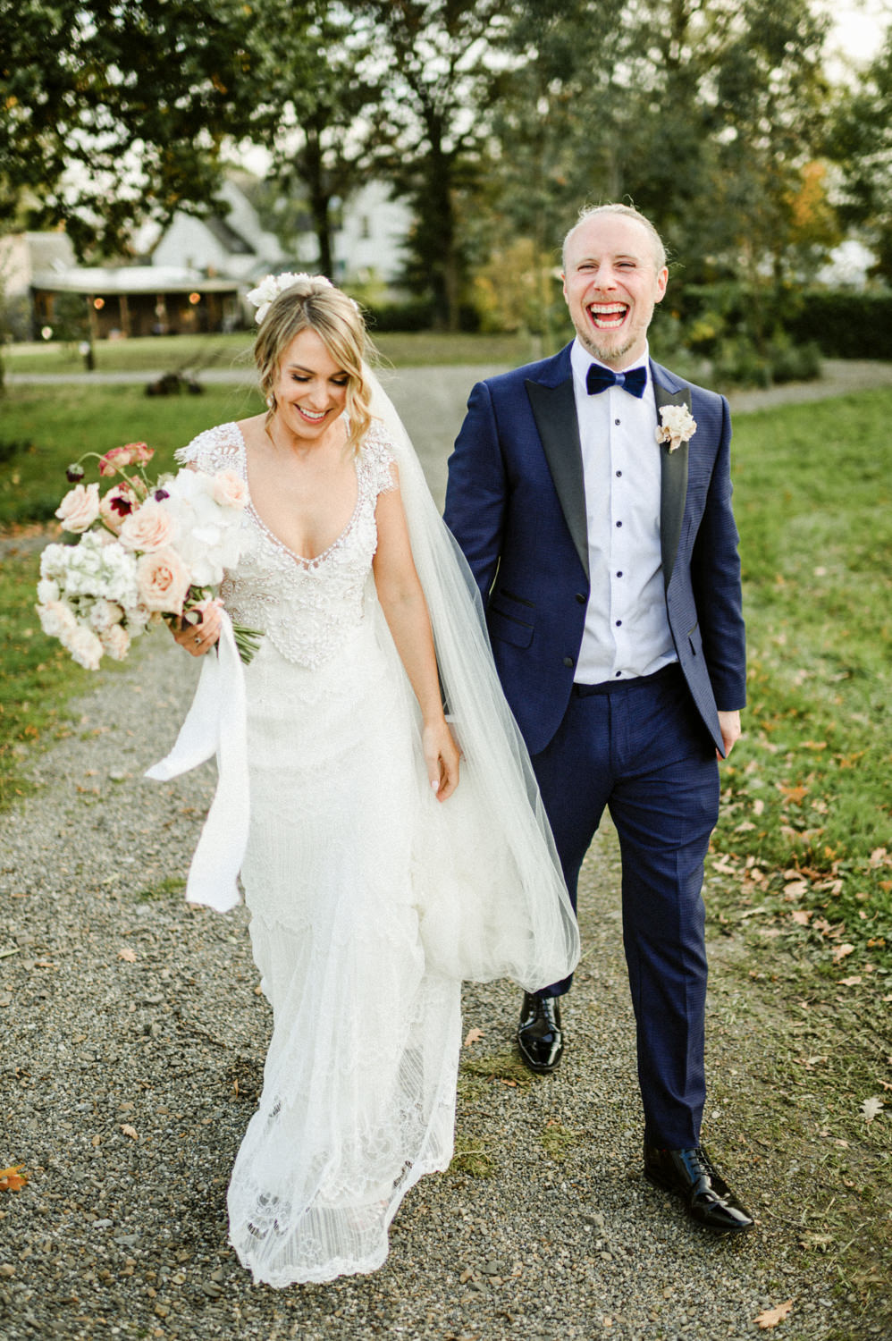 Sligo based Anna and jamie laughing hard when get married
