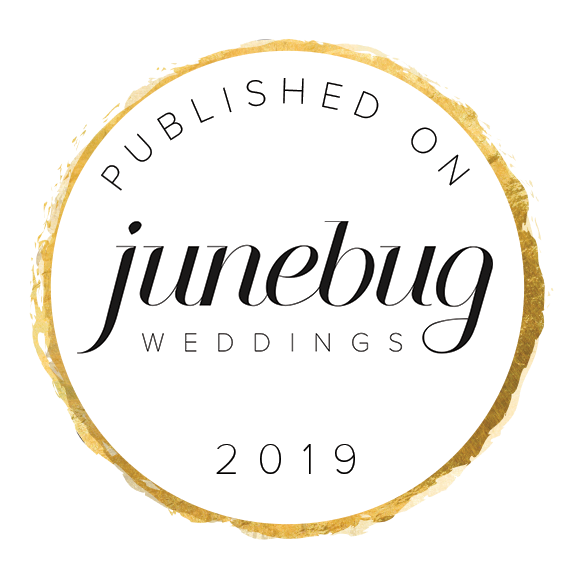 published on junebug weddings page