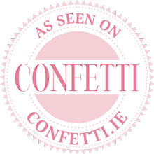 confetti, badge