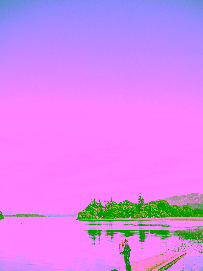 Married couples on Lough Gill jetty